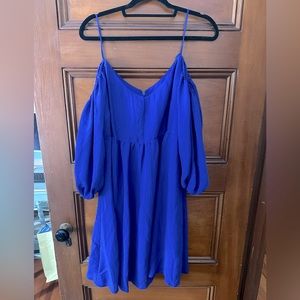 Anthropologie cold shoulder dress